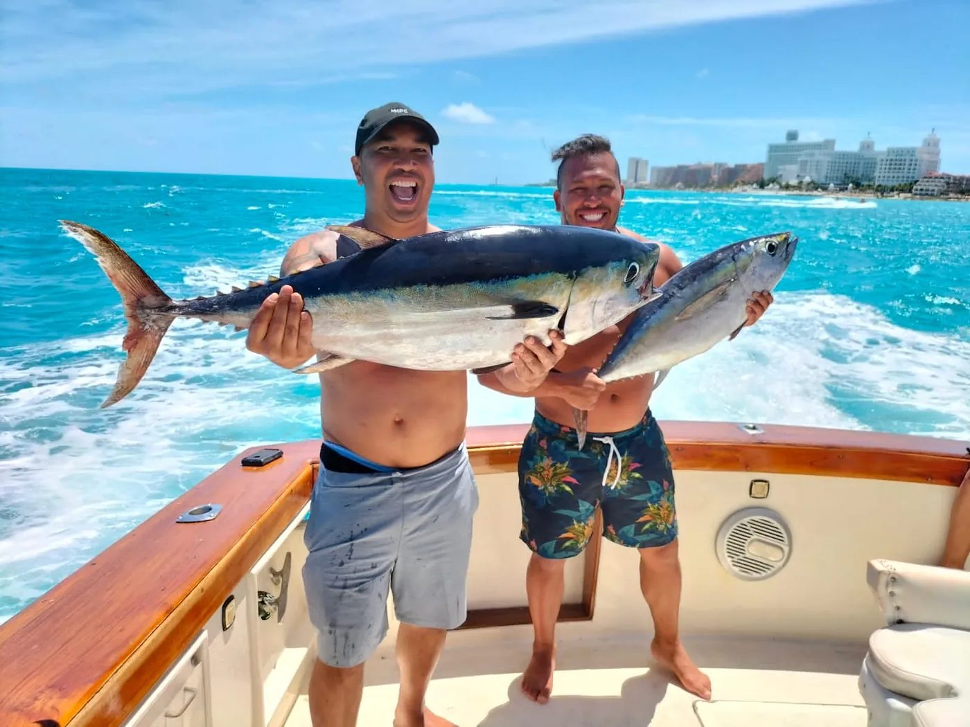 Clients enjoying a Royal Yachts experience in Cancun